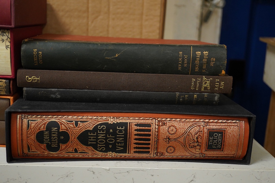 A collection of folio society books, to include The Greek Myths Vols I & II. Condition - fair